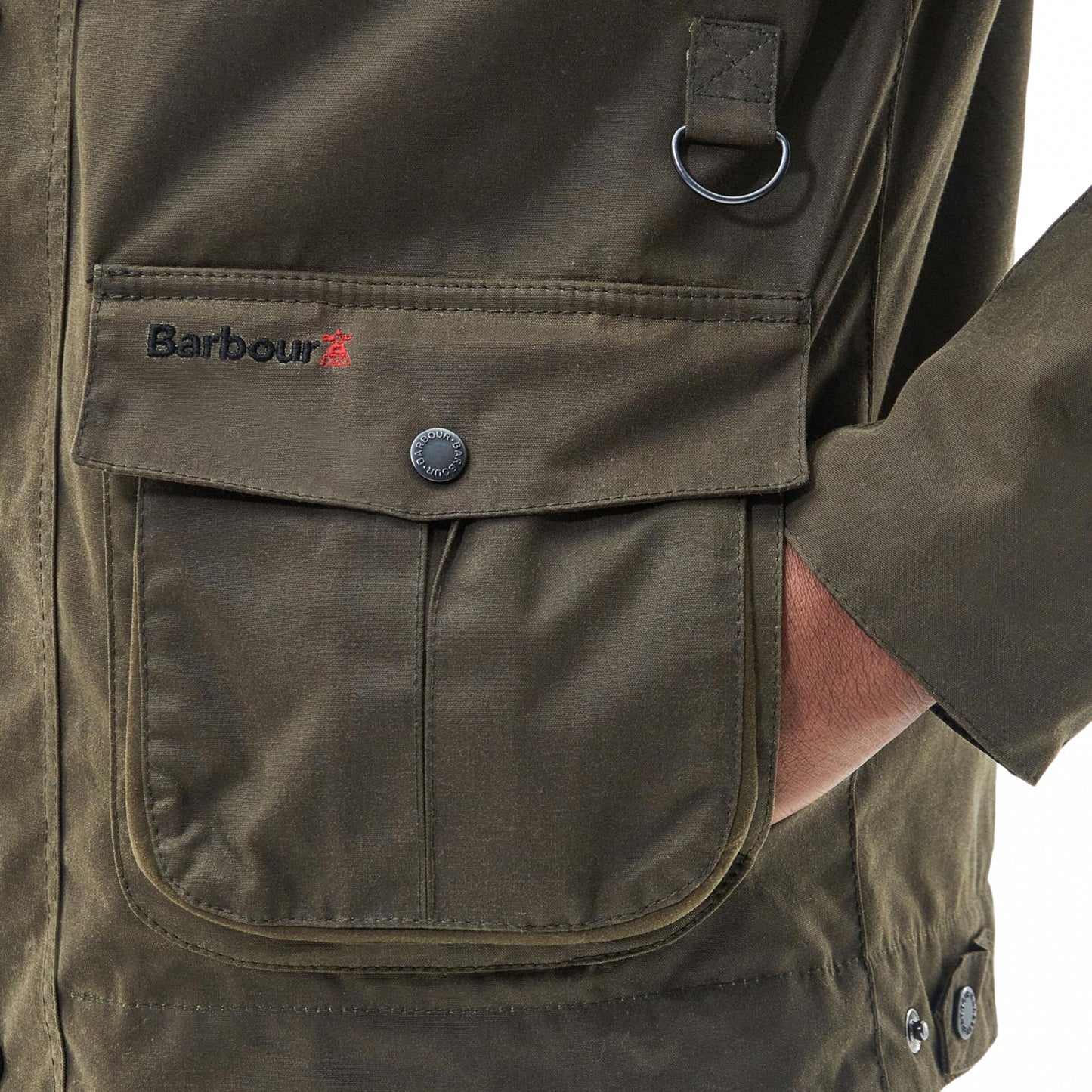 Barbour Giubbino Bruden Wax VERDE