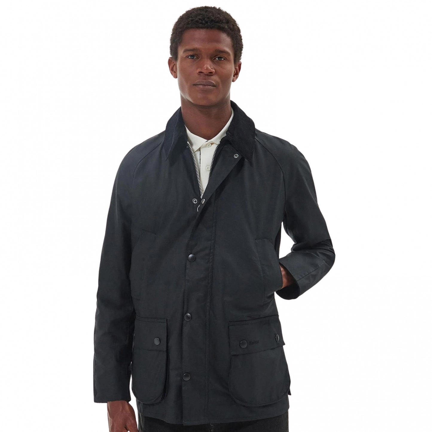 Barbour Ashby Wax Jacket BLACK