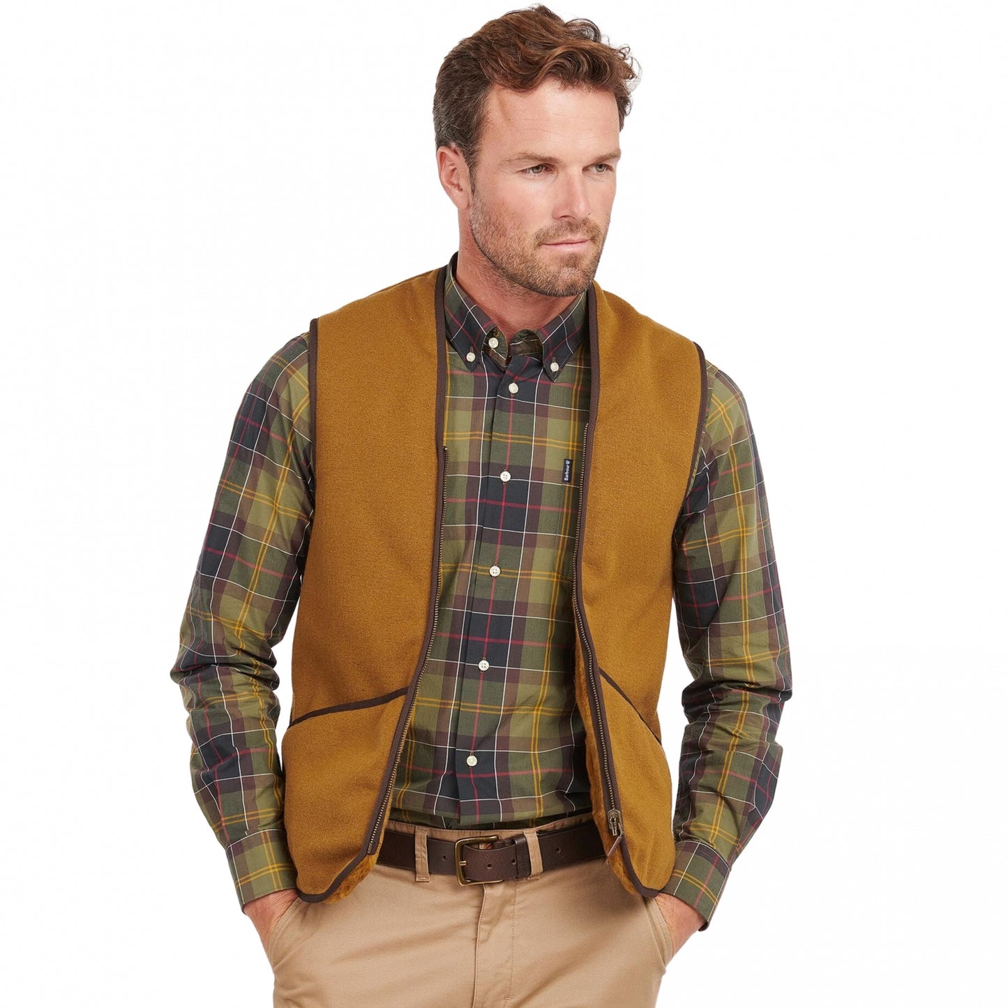 Giubbino Barbour Warm Pile Waistcoat Zip Liner UNICO