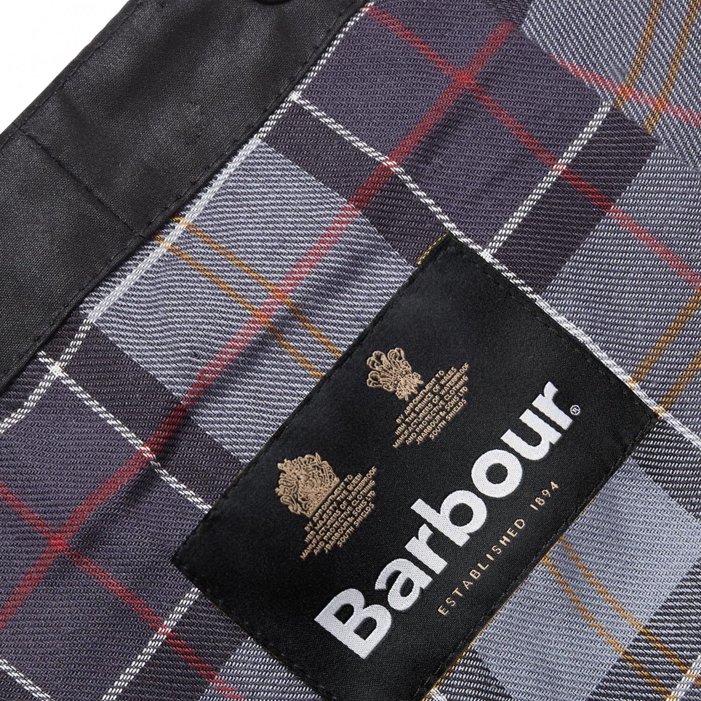 Cappuccio Barbour Waxed Cotton Hood NERO