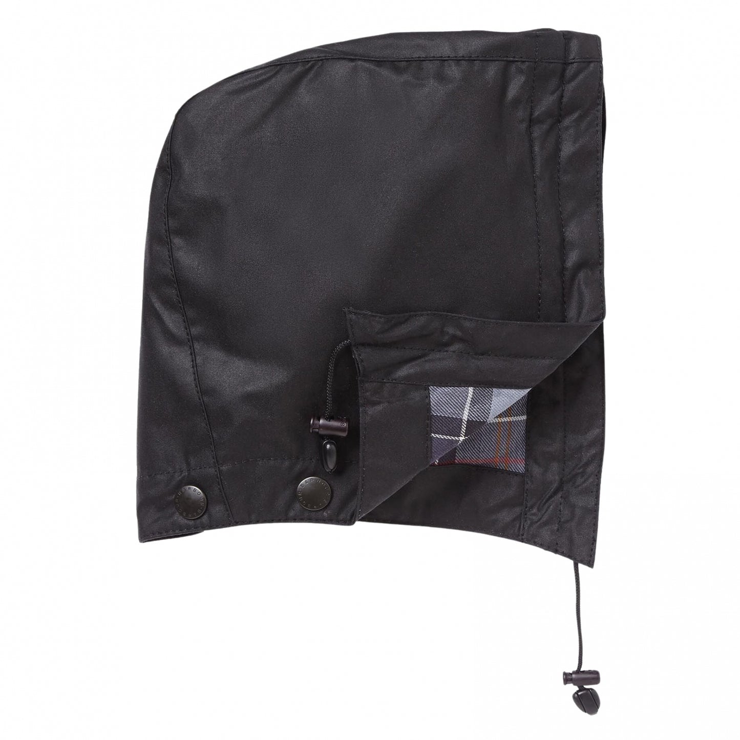 Cappuccio Barbour Waxed Cotton Hood NERO