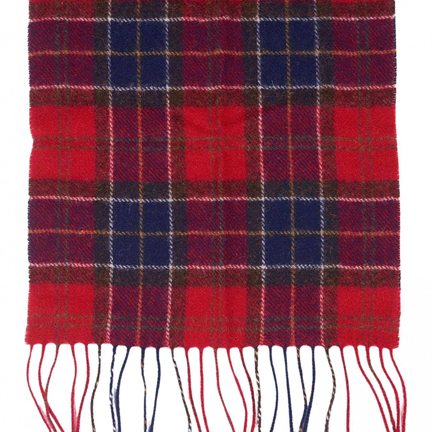 Barbour Tartan Lambswool Scarf RED