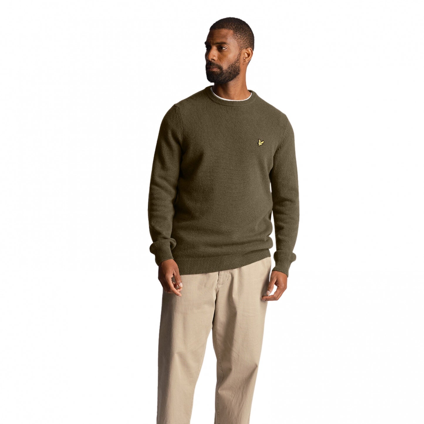 Lyle and Scott Crewneck Lambswool Blend Jum Sweater