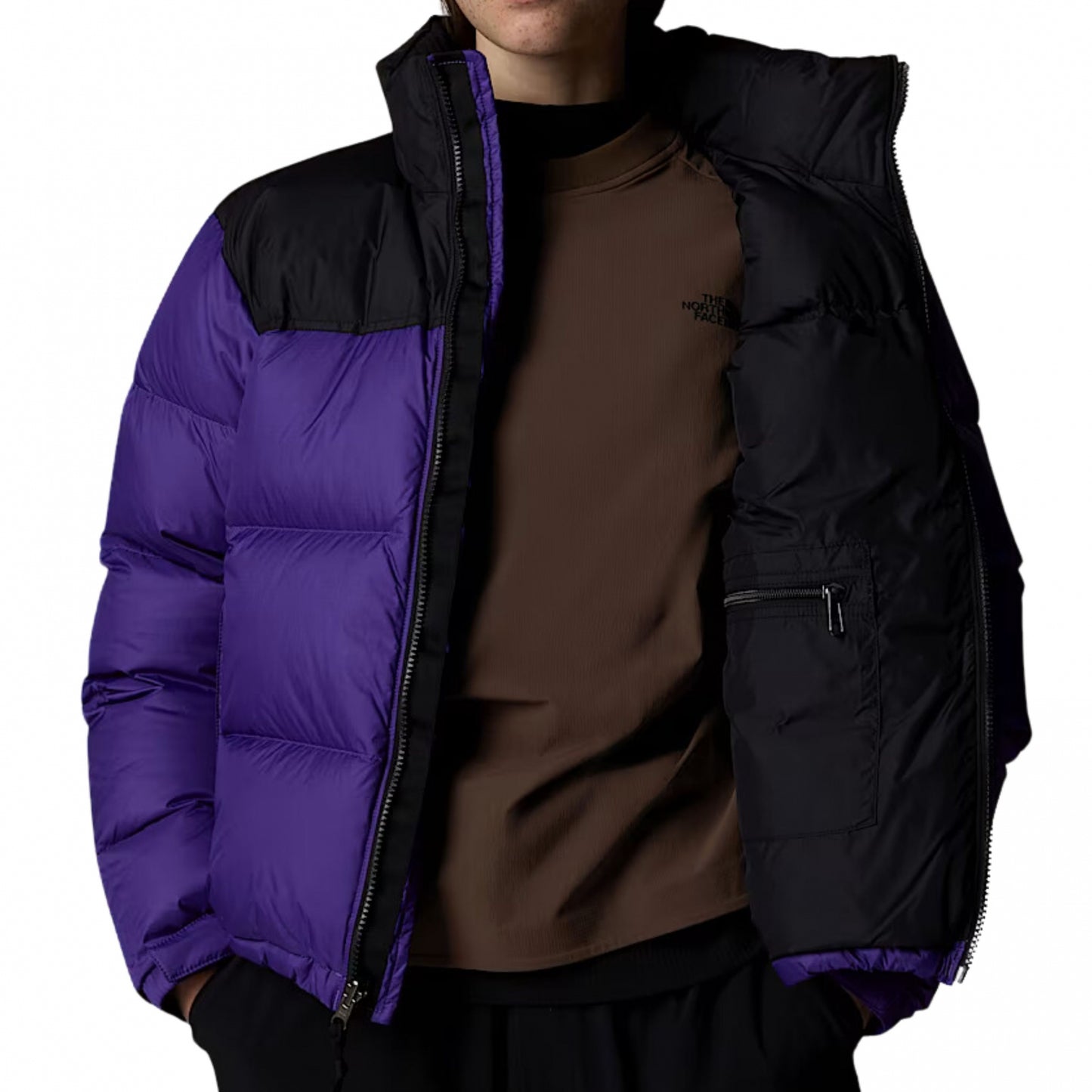 Giubbino TNF Donna Nuptse Short Jacket VIOLA
