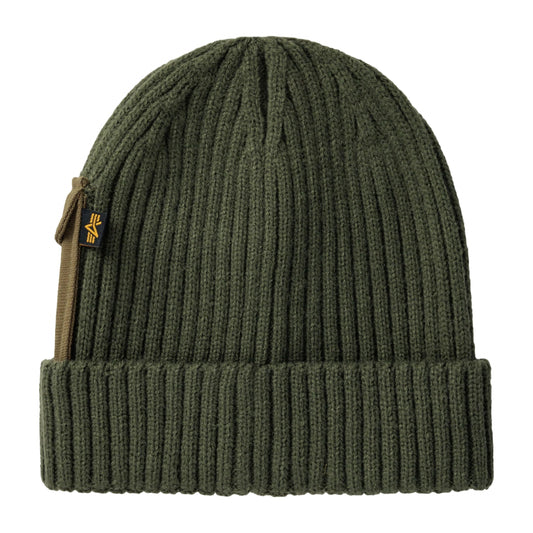 Alpha Industries Utility Beanie Hat OLIVE GREEN
