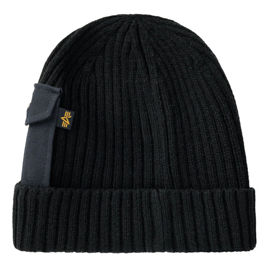 Alpha Industries Utility Beanie Hat BLACK