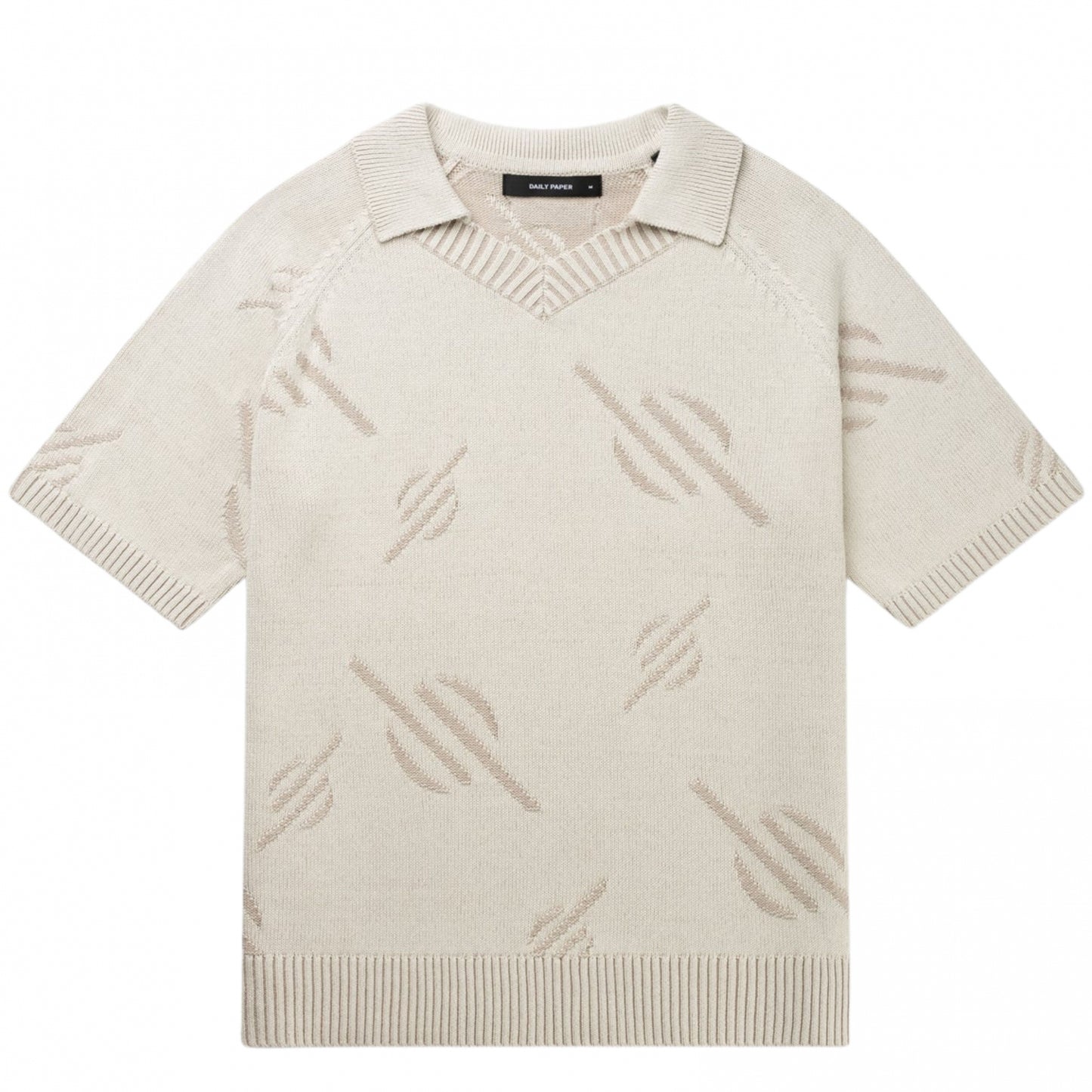 Polo Daily Paper Monogram Polo Knit BEIGE