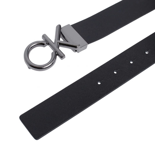 Cintura Calvin Klein Adjustable CK Metal Saffiano
