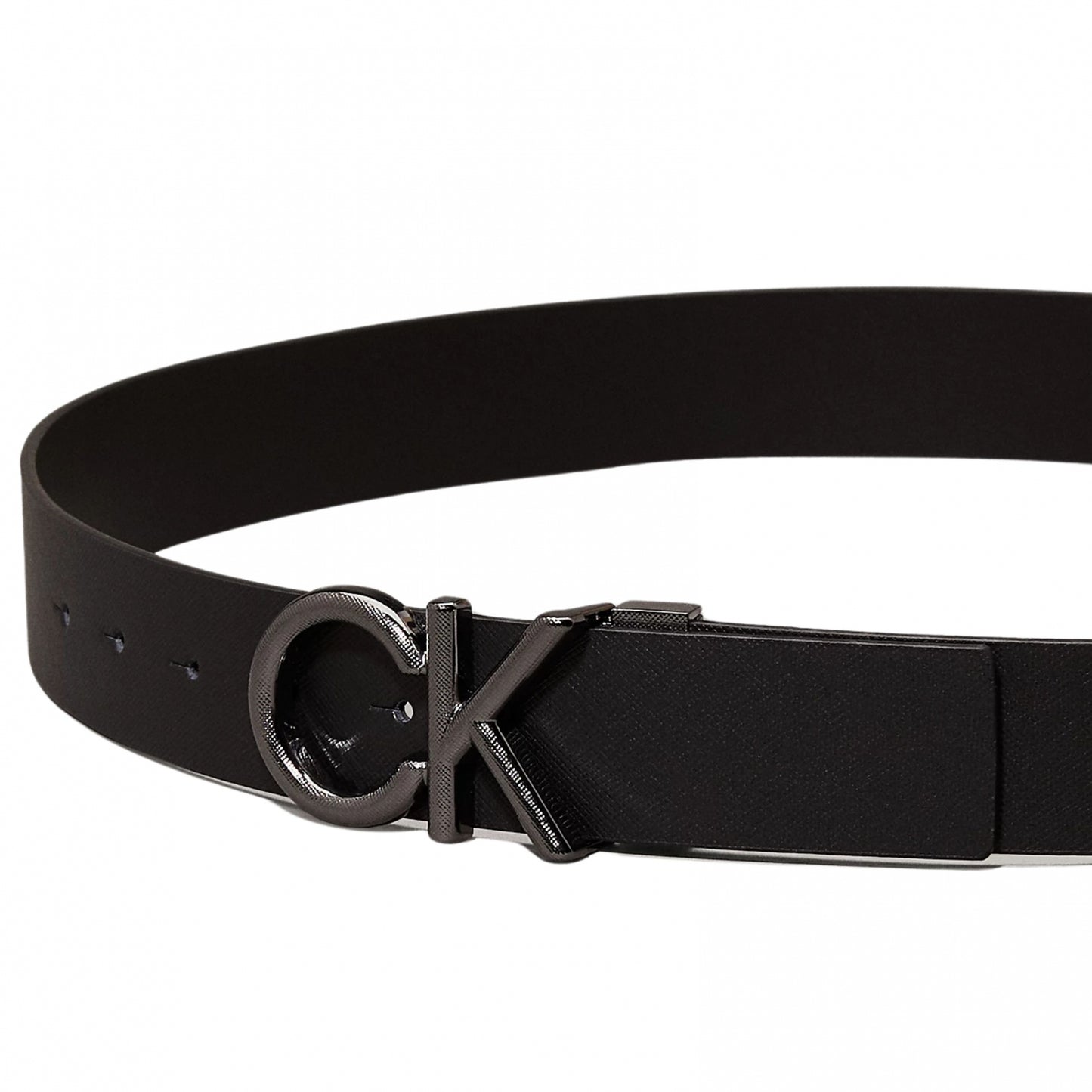 Cintura Calvin Klein Adjustable CK Metal Saffiano