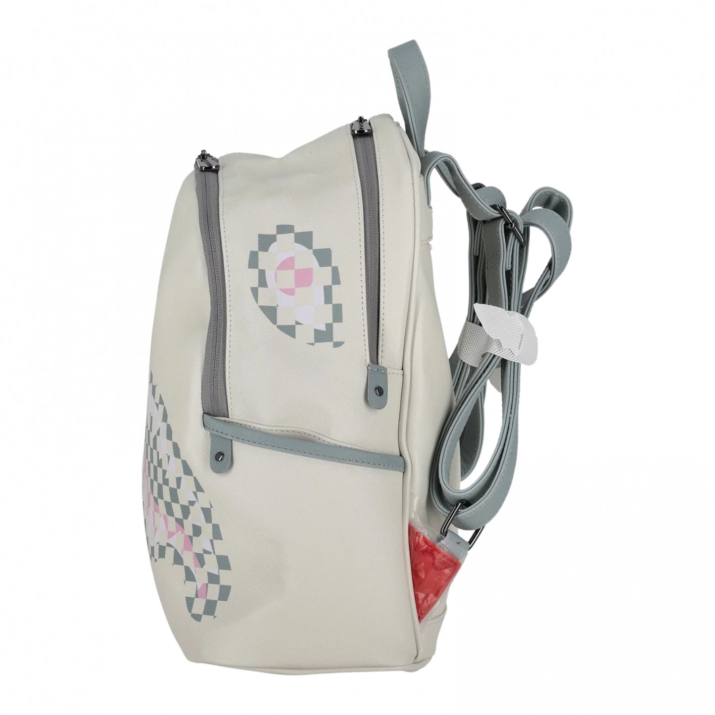 Zainetto Sprayground Cream Check Shark Central Savage