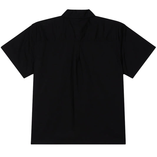Camicia Obey Wire Woven SS Shirt NERO