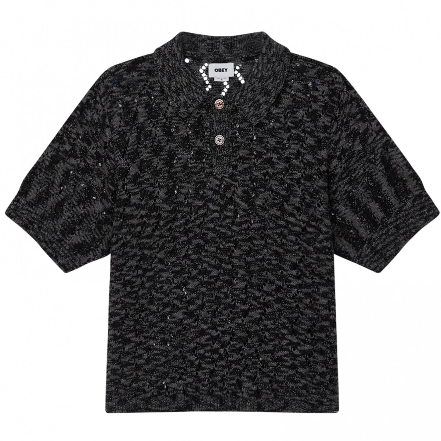 Polo Obey Andre Polo Sweater NERO