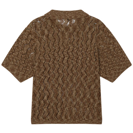 Polo Obey Andre Polo Sweater MARRONE