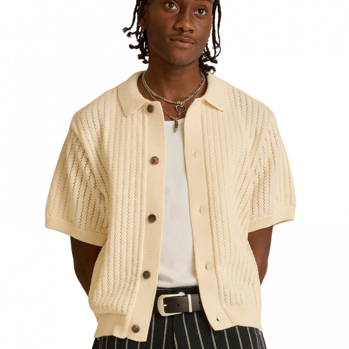 Felpa Obey Dez Sweater Shirt BIANCO