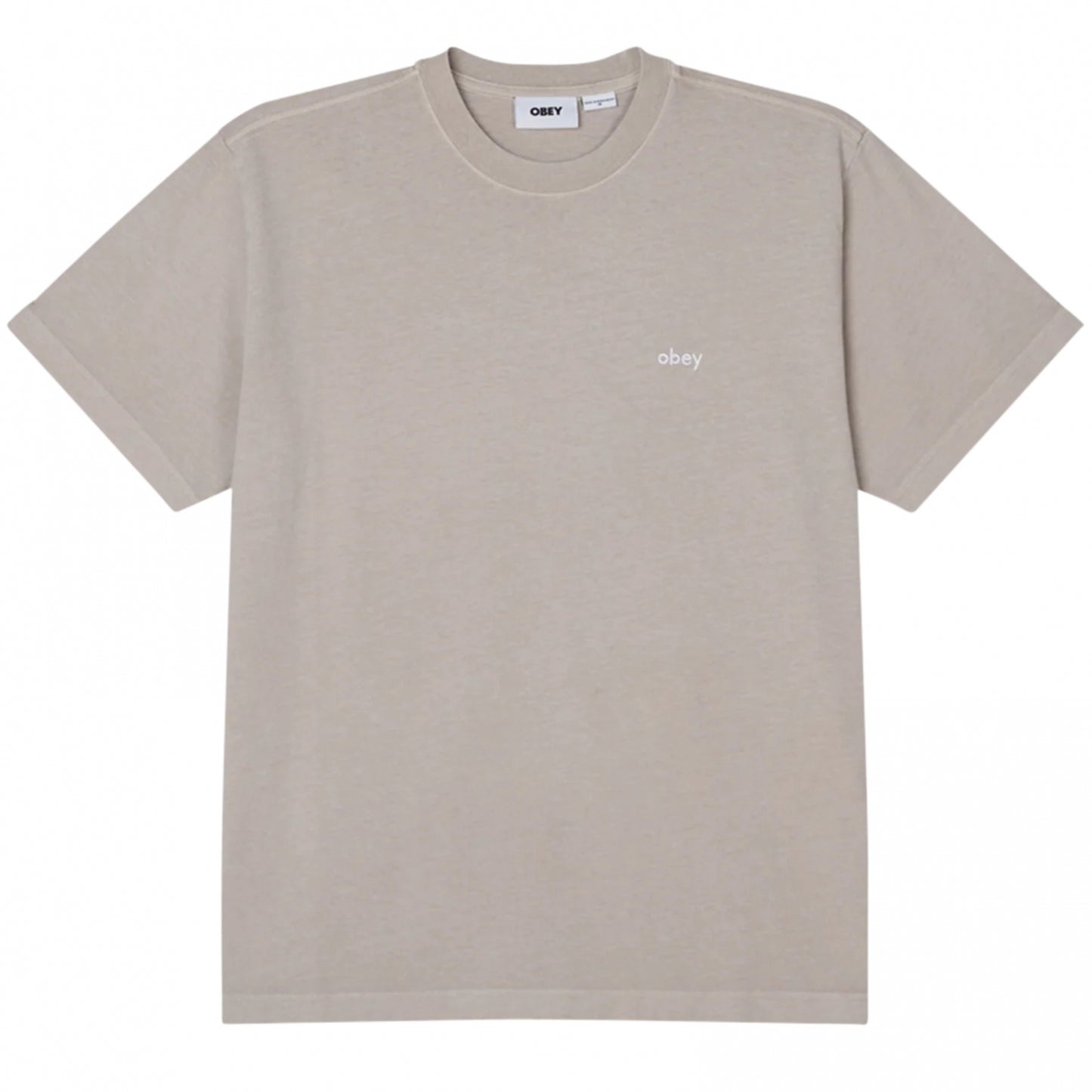 Maglietta Obey Lowercase Pigment SS Tee GRIGIO