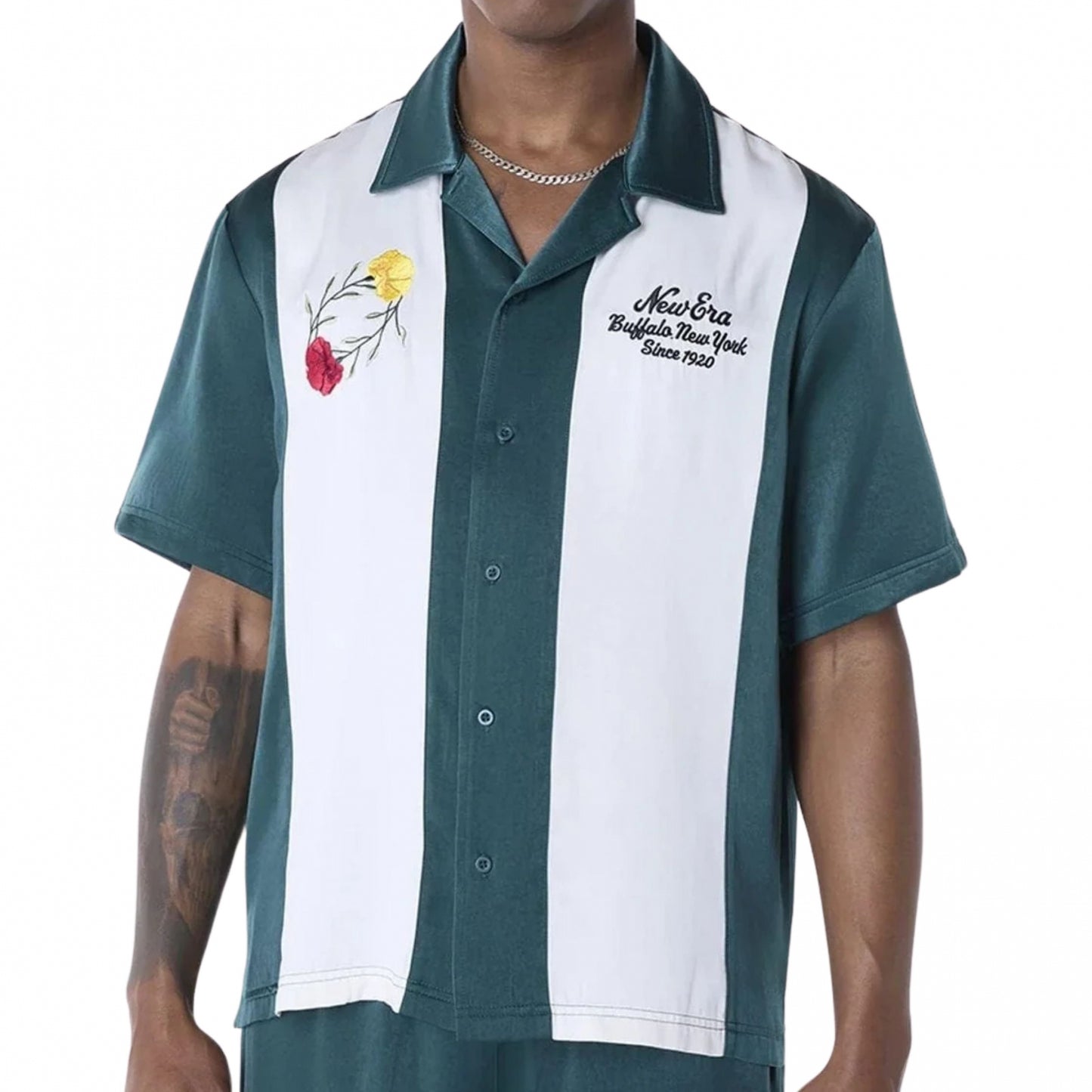 Camicia New Era NE Stripe Reverse Shirt UNICO