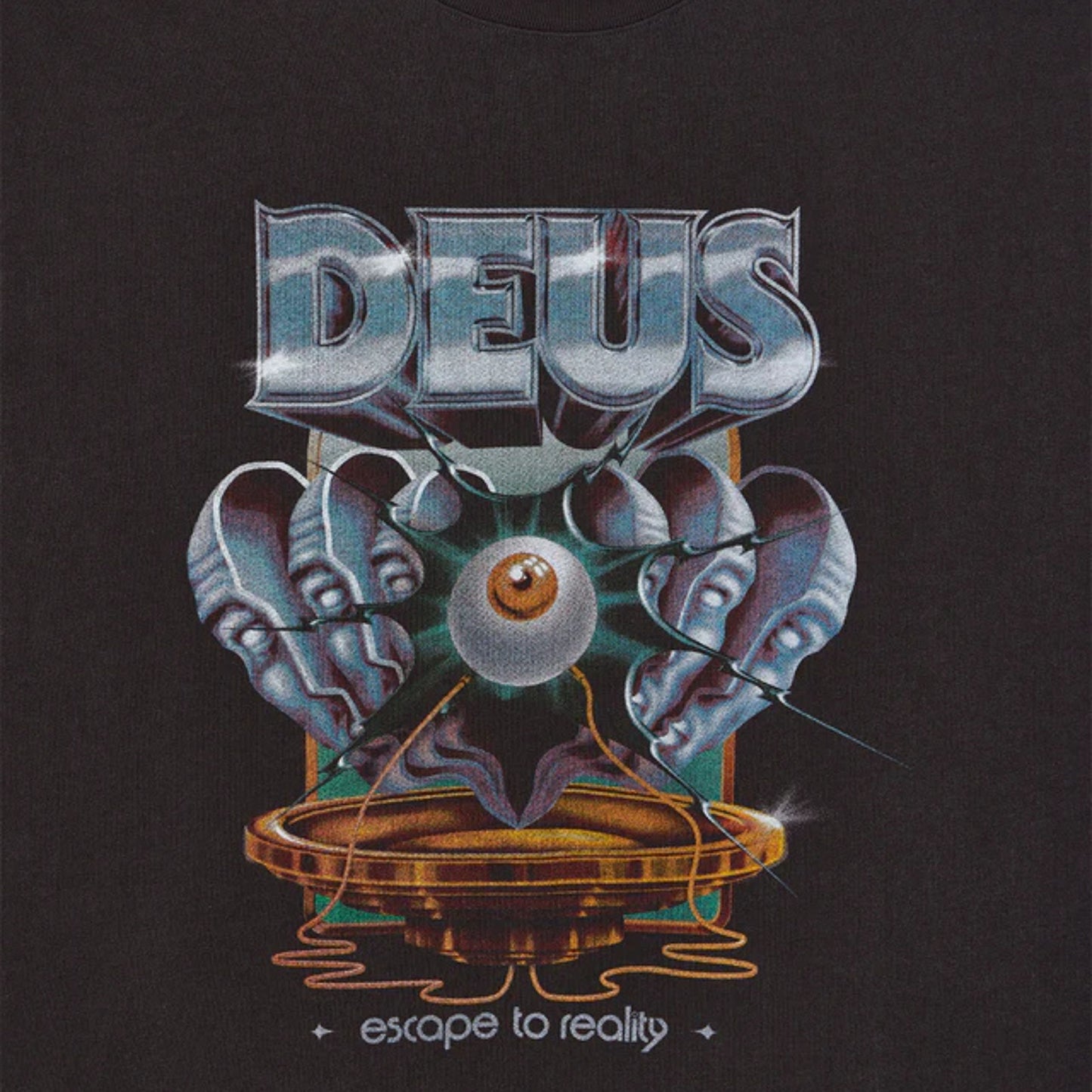 Maglietta Deus Great Escape Tee ANTRACITE