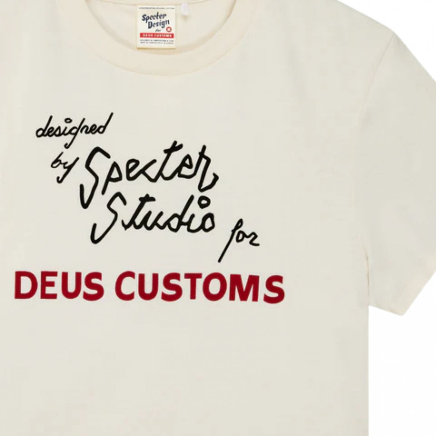Maglietta Deus Specter Rare Birds Tee BIANCO