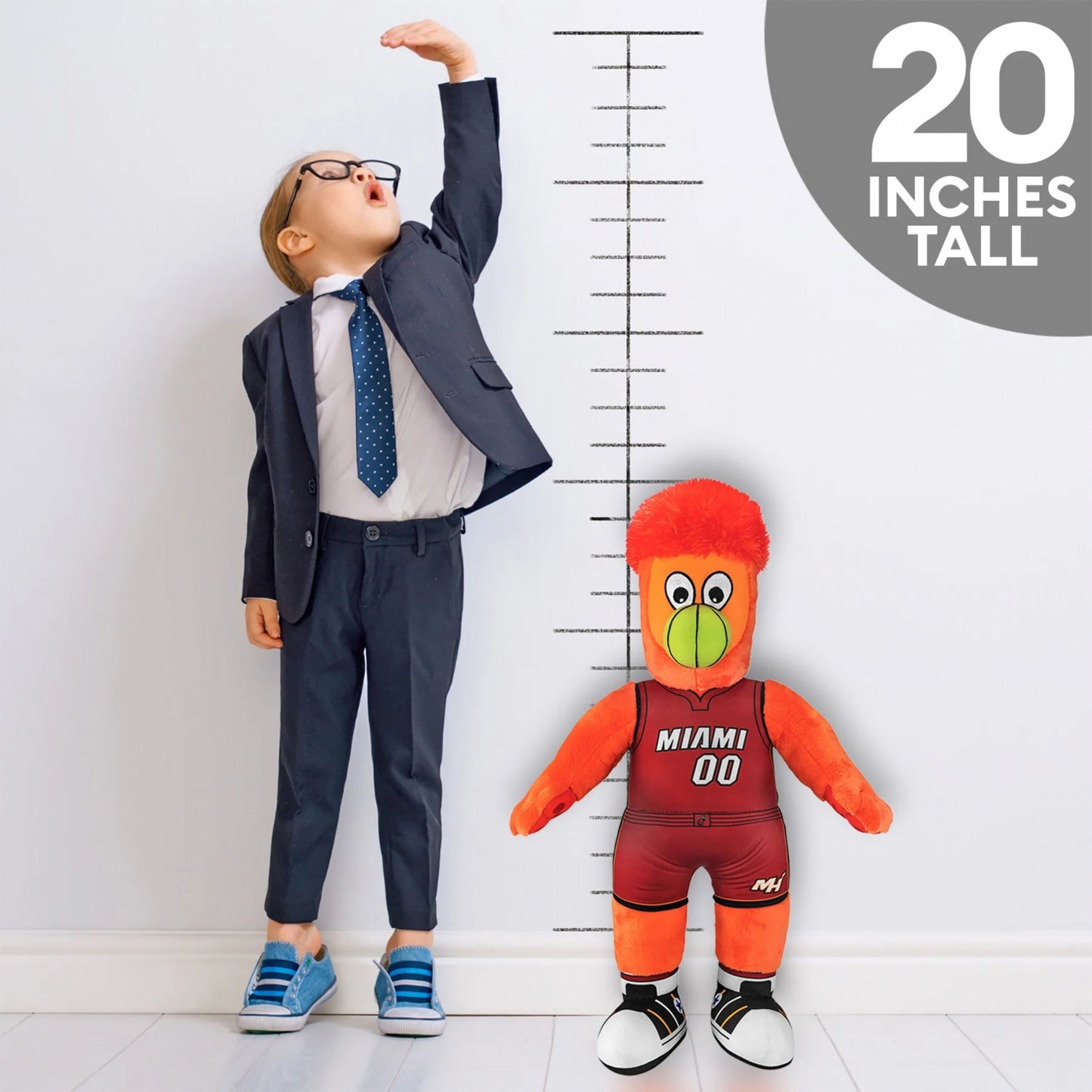 Miami Heat - Burnie - 20" Jumbo Mascot Plush Figur