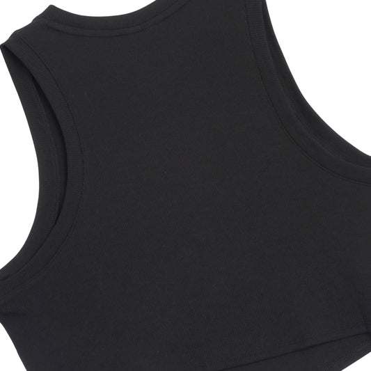 Top Nike Sportswear Essential Rib Crop Top NERO