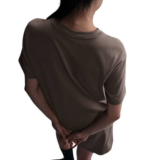 Vestito Nike Sportswear Essential SS Dress Tee MARRONE