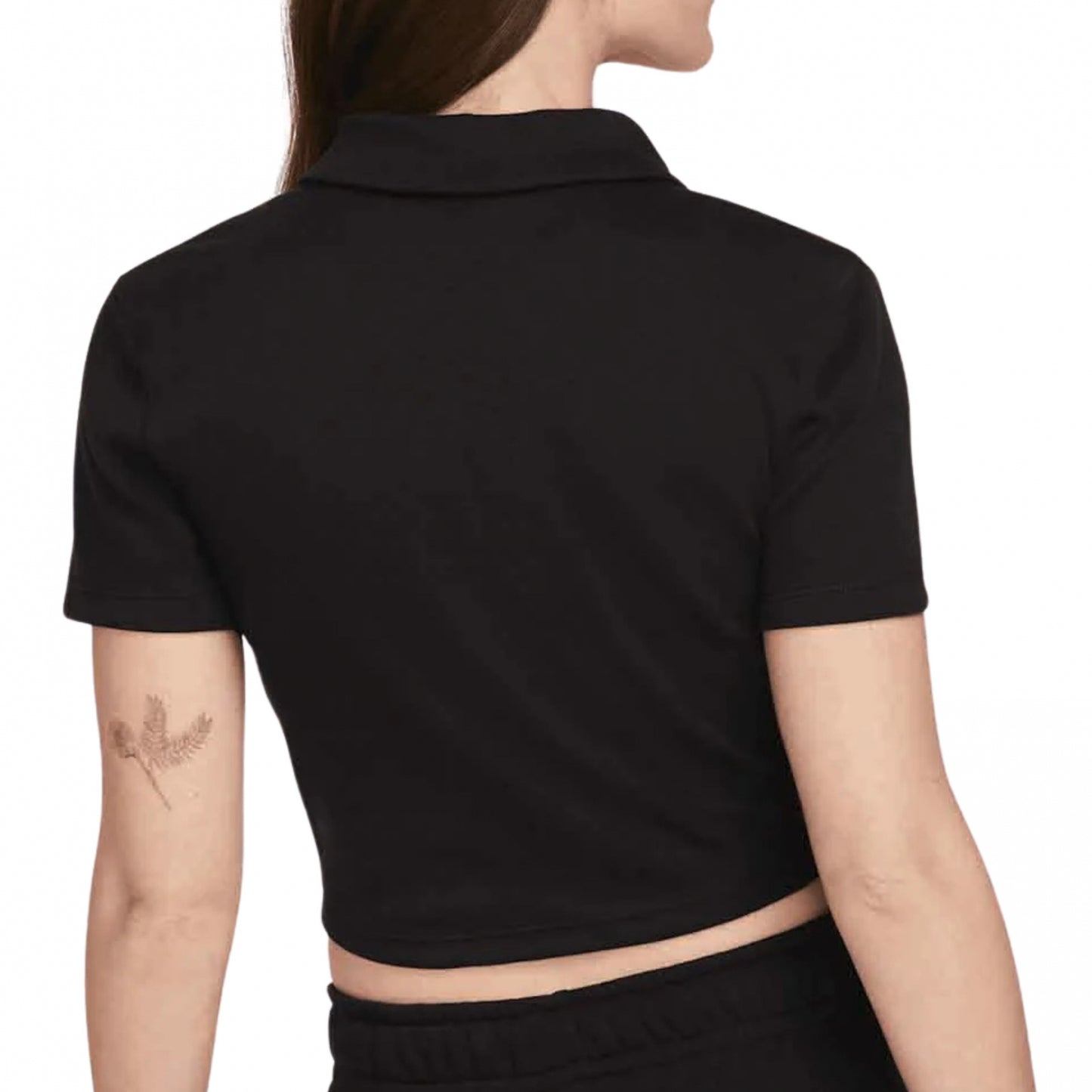 Polo Nike Sportswear Essential SS Polo Crop NERO