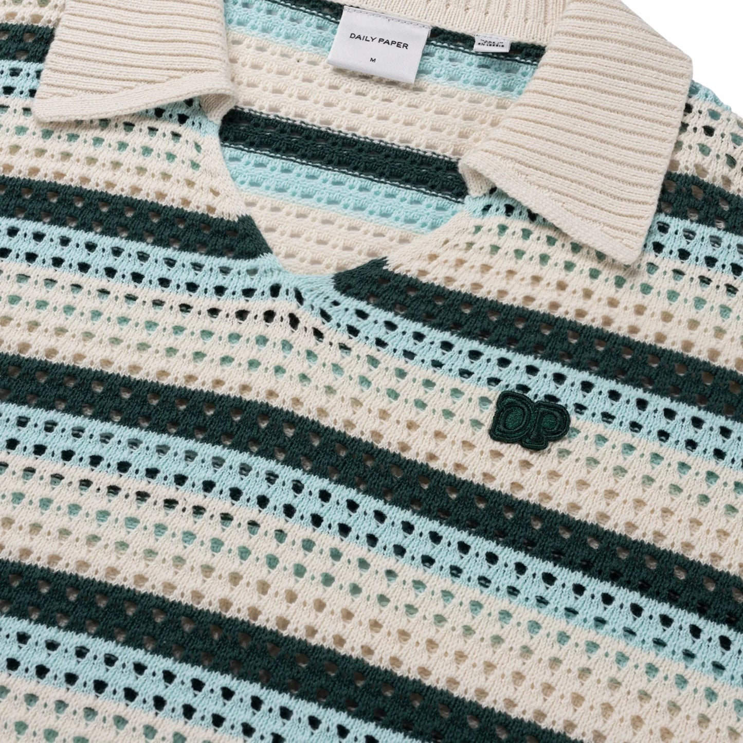 Felpa Daily Paper Crochet V-Neck Sweater OFF WHITE