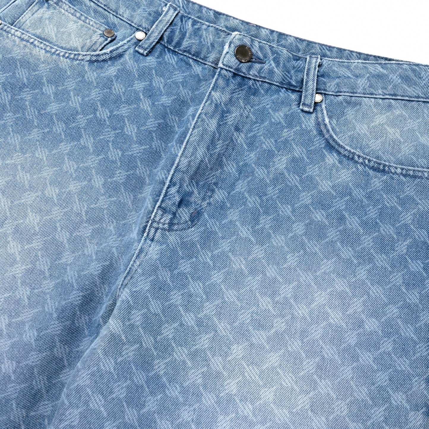 Pantaloncino Daily Paper Monogram Denim Shorts