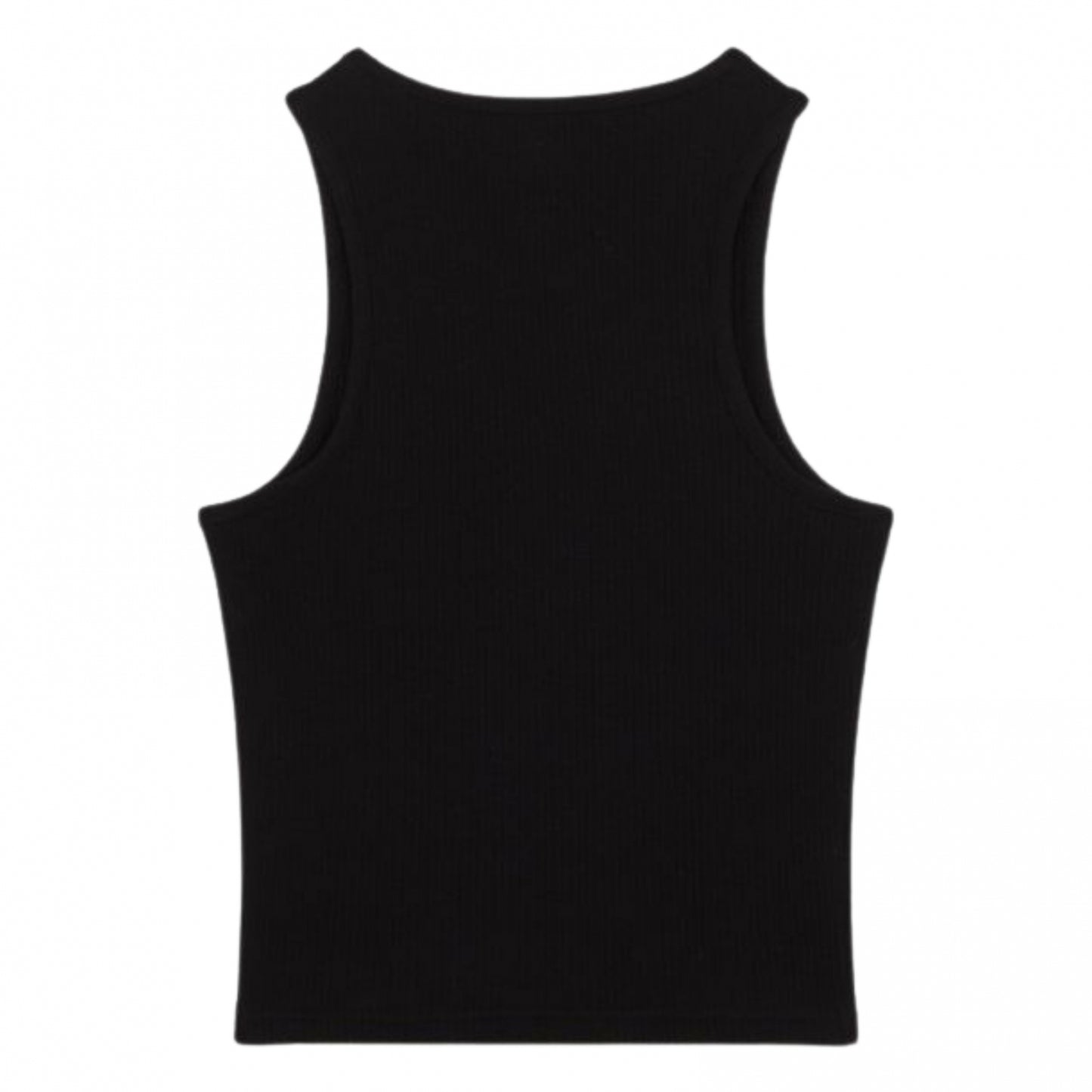 Top Donna Dickies Rib Top NERO