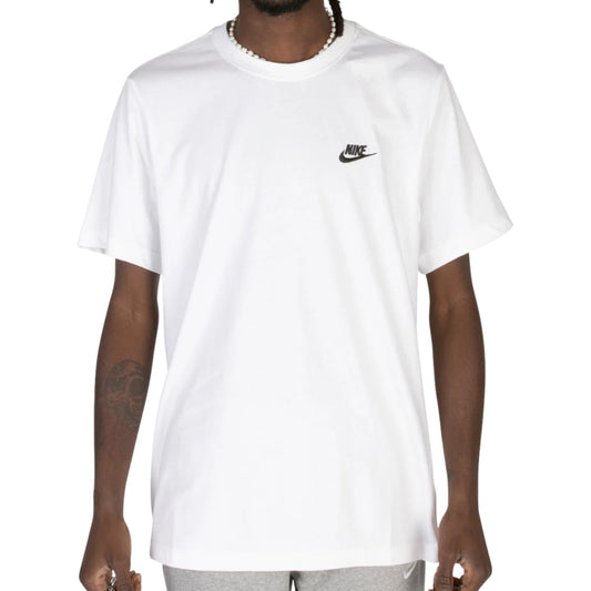 Maglietta Nike Sportswear Club Tee Basic WHITE