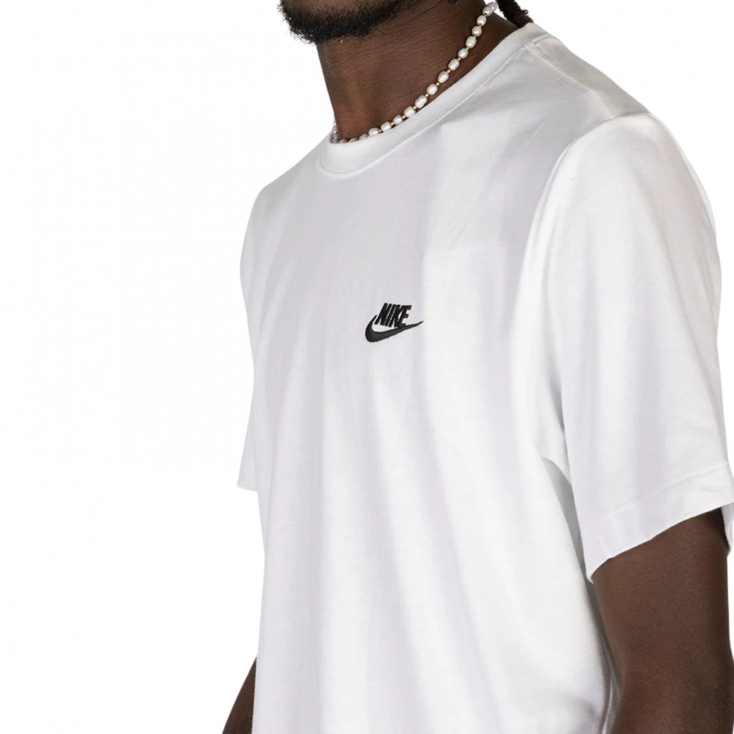 Maglietta Nike Sportswear Club Tee Basic WHITE