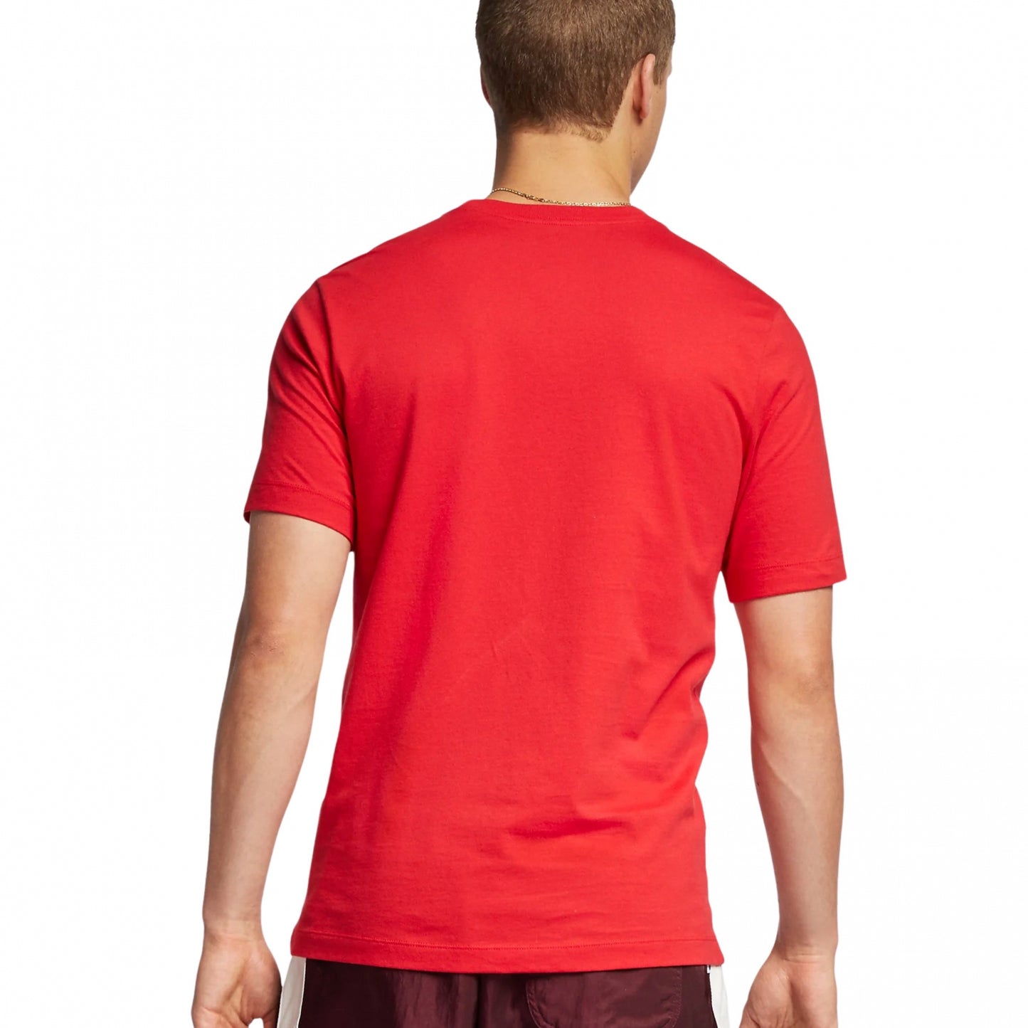 Maglietta Nike Sportswear Club Tee Basic ROSSO