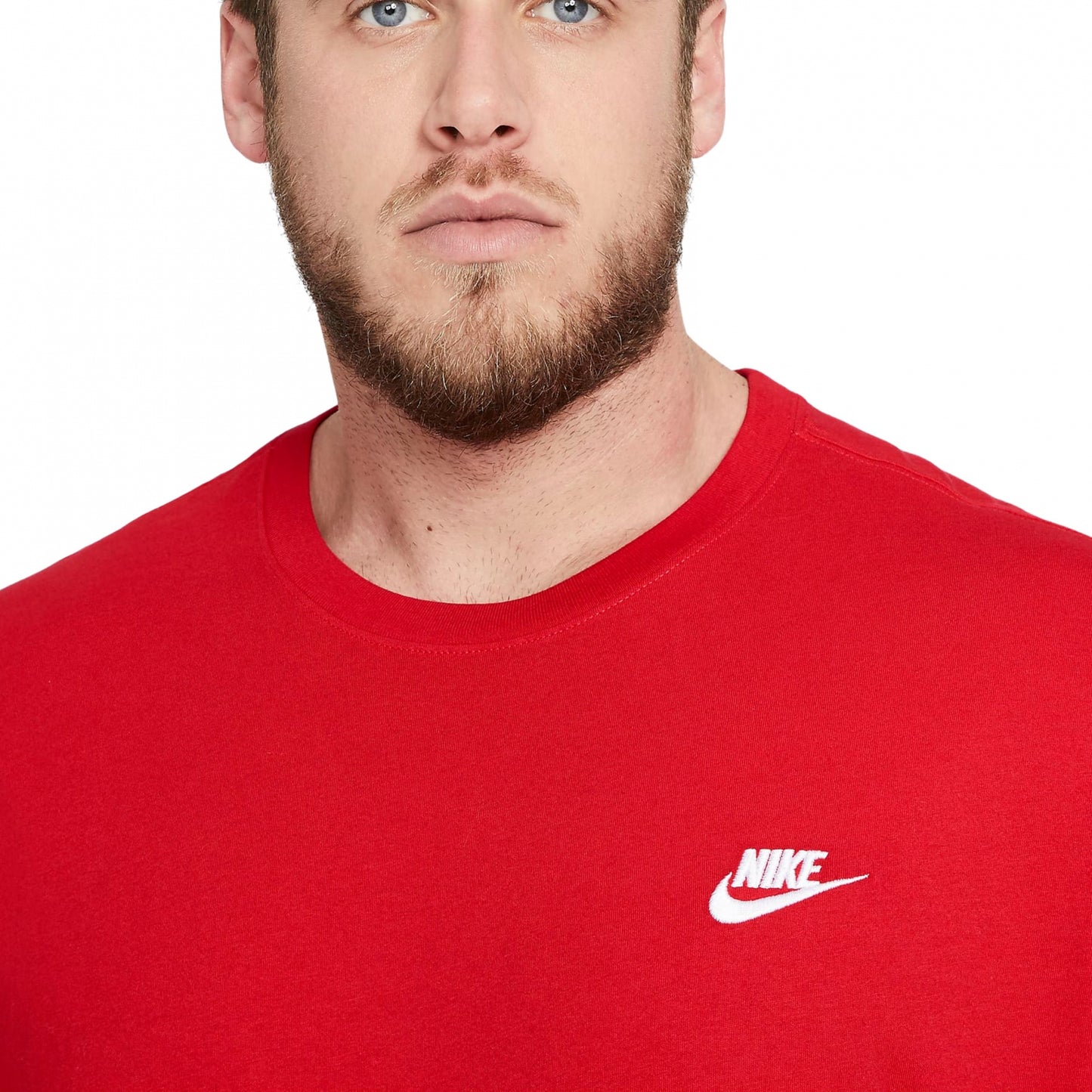 Maglietta Nike Sportswear Club Tee Basic ROSSO