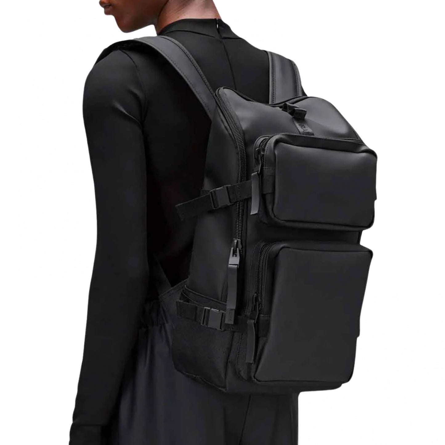 Zaino Rains Trail Cargo Backpack NERO