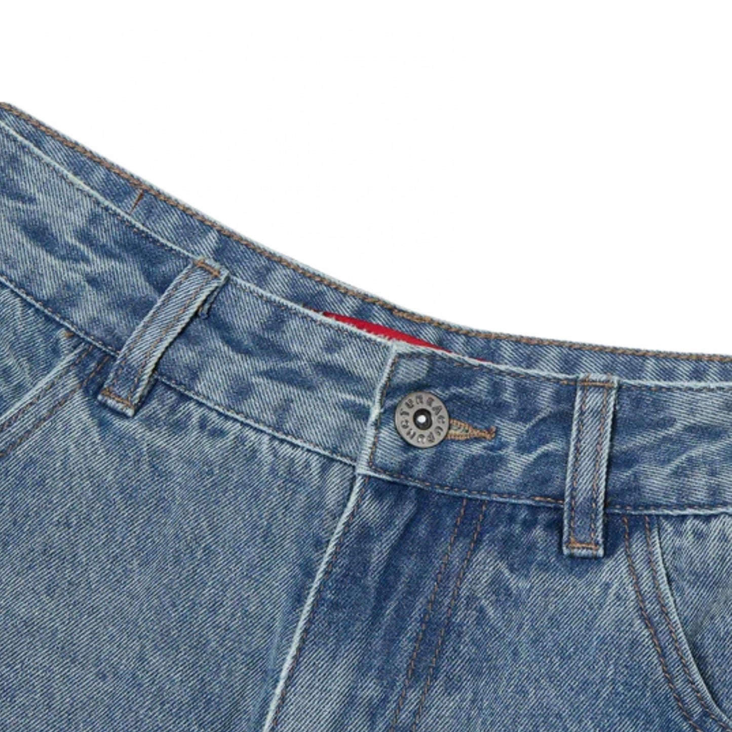 Pantaloncino Acupuncture Loose Denim Shorts