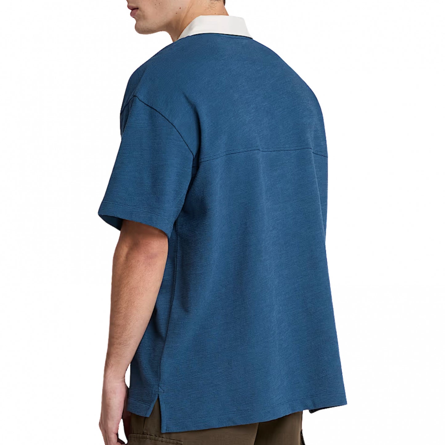Polo Timberland Textured Polo BLU