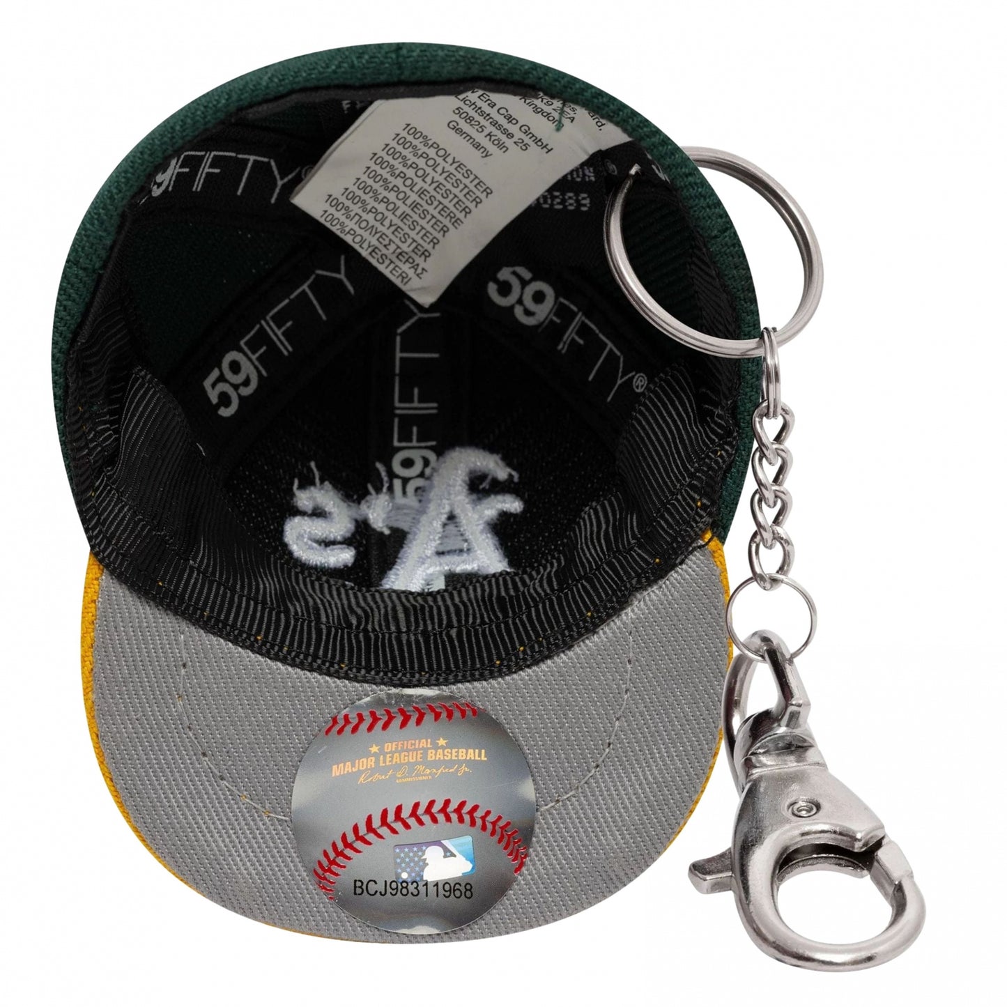 Portachiavi New Era MLB Mini Cap Keychain OAKATH