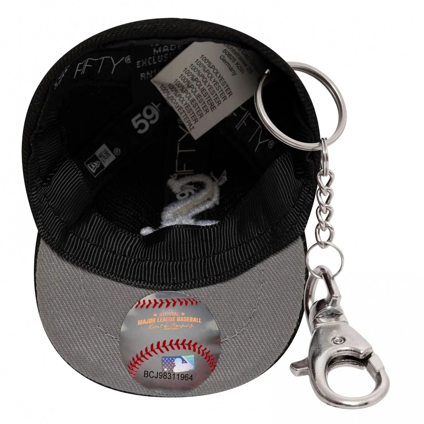 Portachiavi New Era MLB Mini Cap Keychain CHIWHI