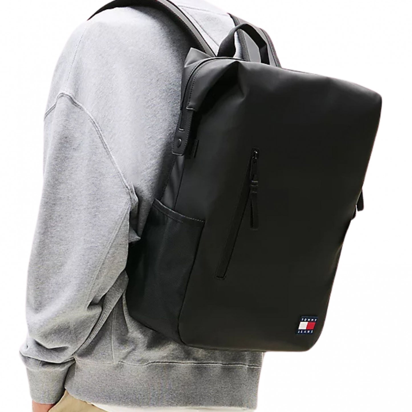 Zaino Tommy Jeans Elevated PU Backpack NERO