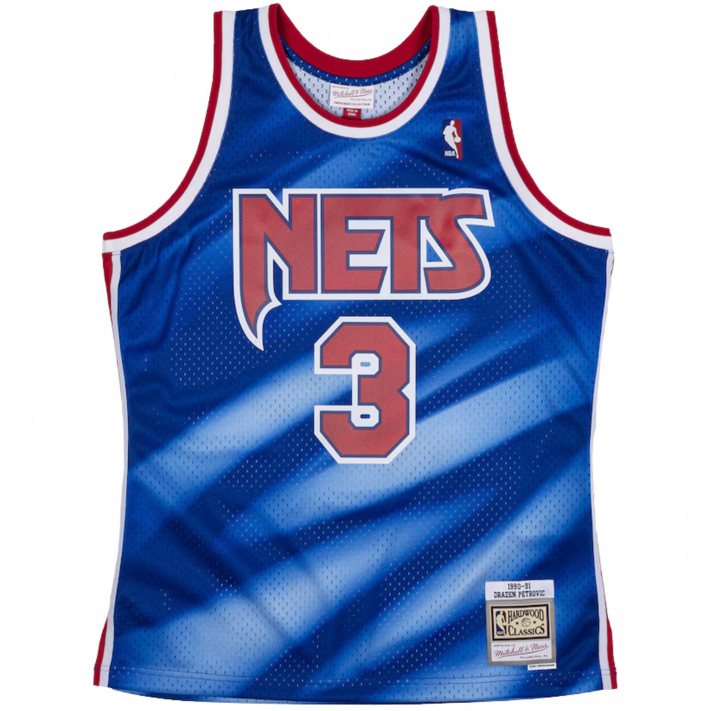 Canotta M&N Swingman Jersey Nets 1990 Drazen Petro