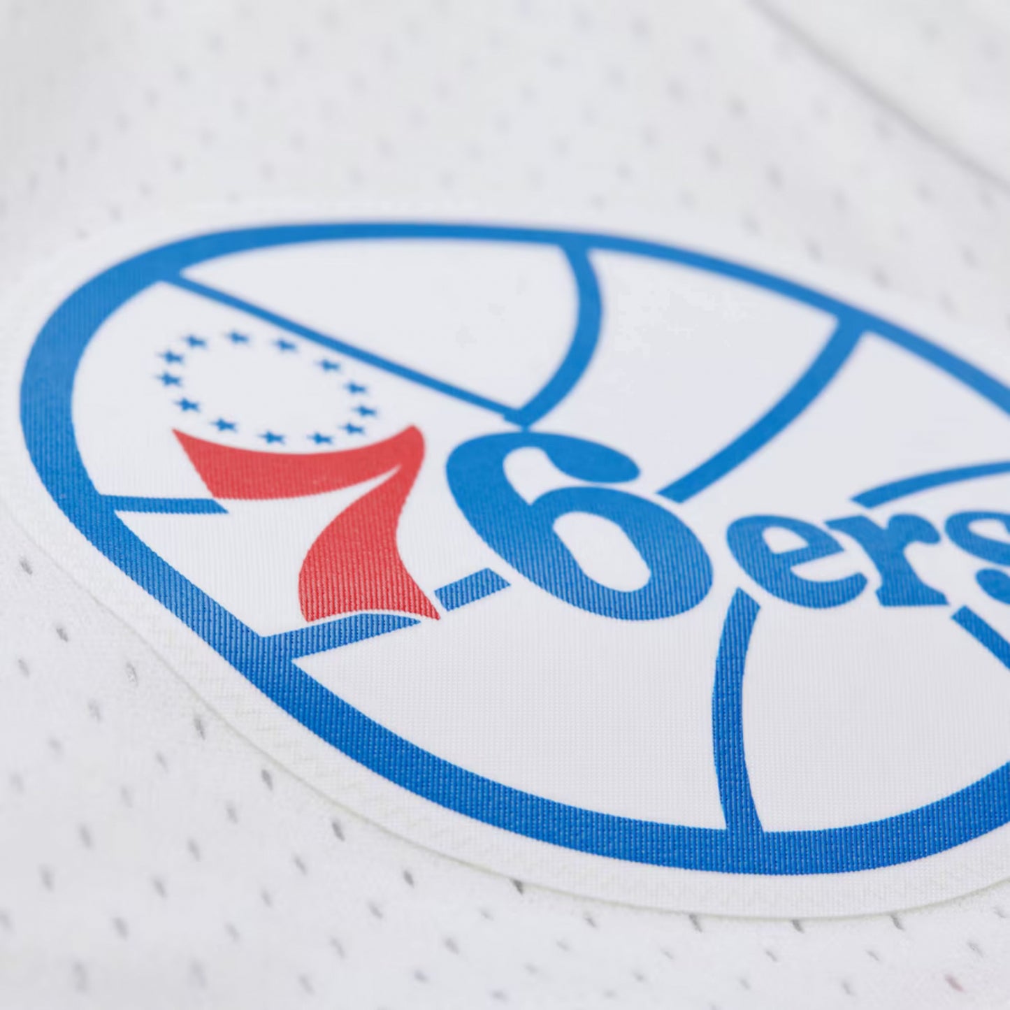 Pantaloncino M&N NBA White Shorts 76ERS 2009