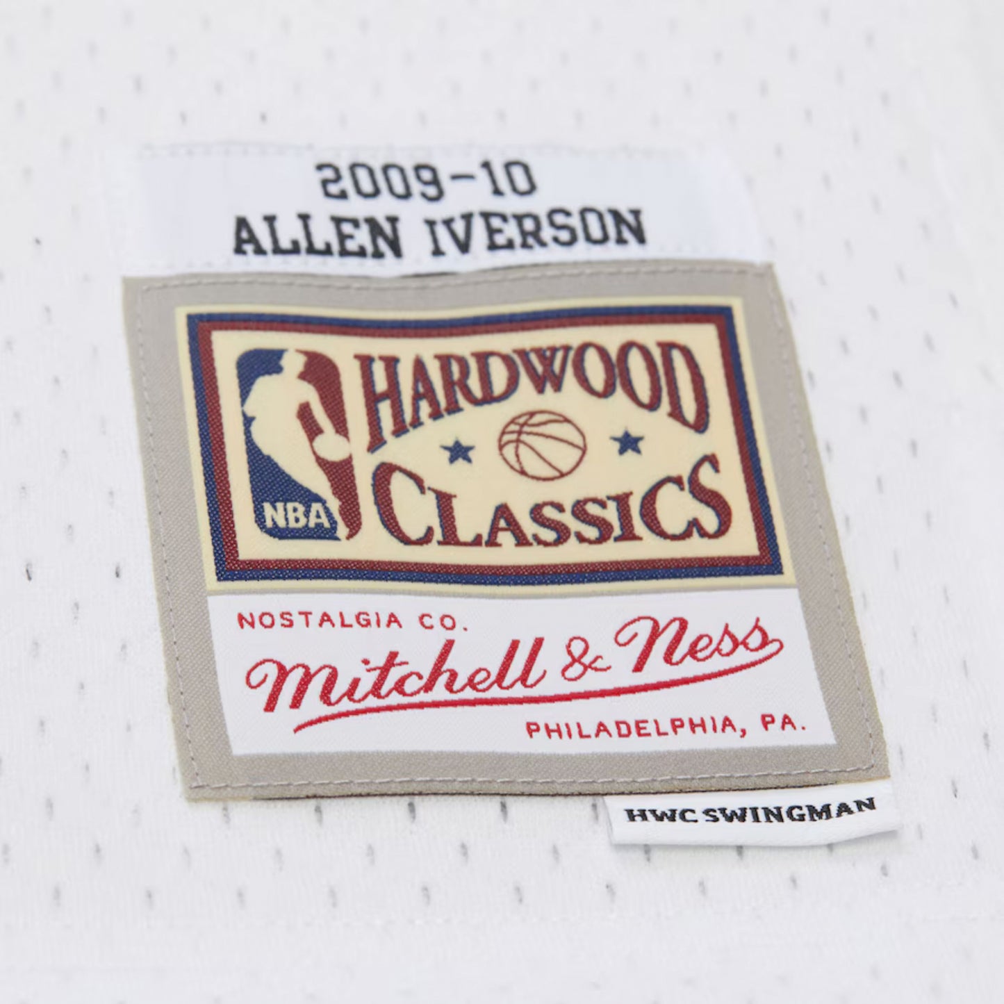 Canotta M&N NBA White Jersey 76ERS 2009 Allen Iver