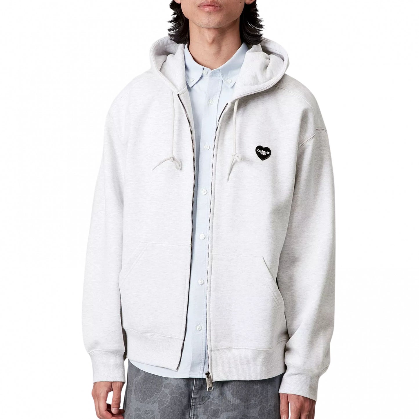 Felpa Carhartt WIP Hooded Heart II Hartt Sweat Jac