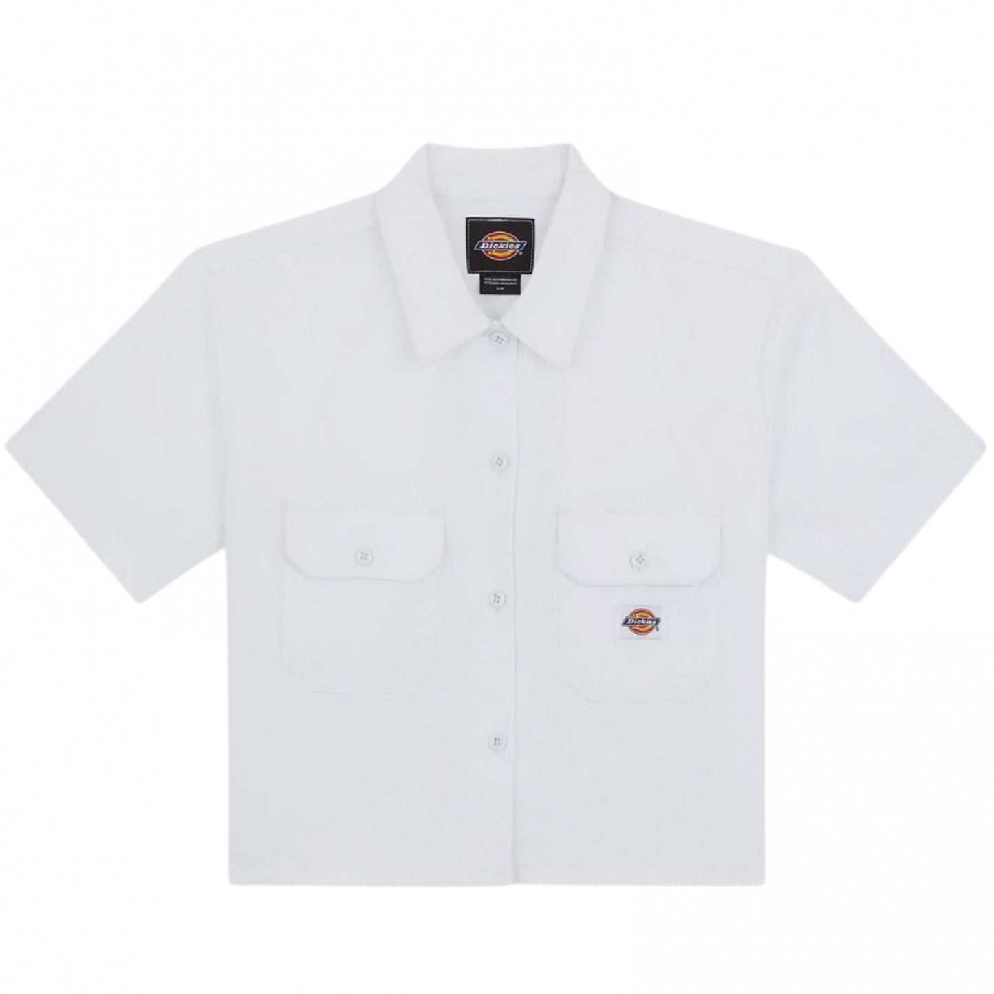 Camicia Dickies SS Cropped Work Shirt BIANCO