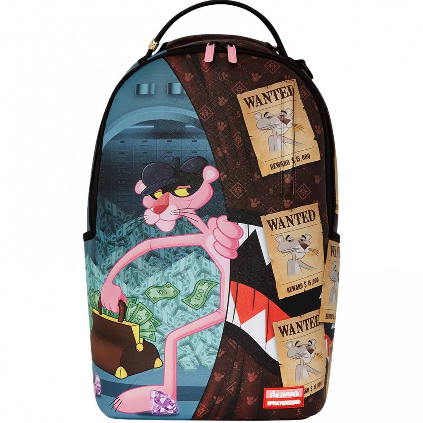 Zaino Sprayground Pink Panther Burglar Escape DLXS Backpack