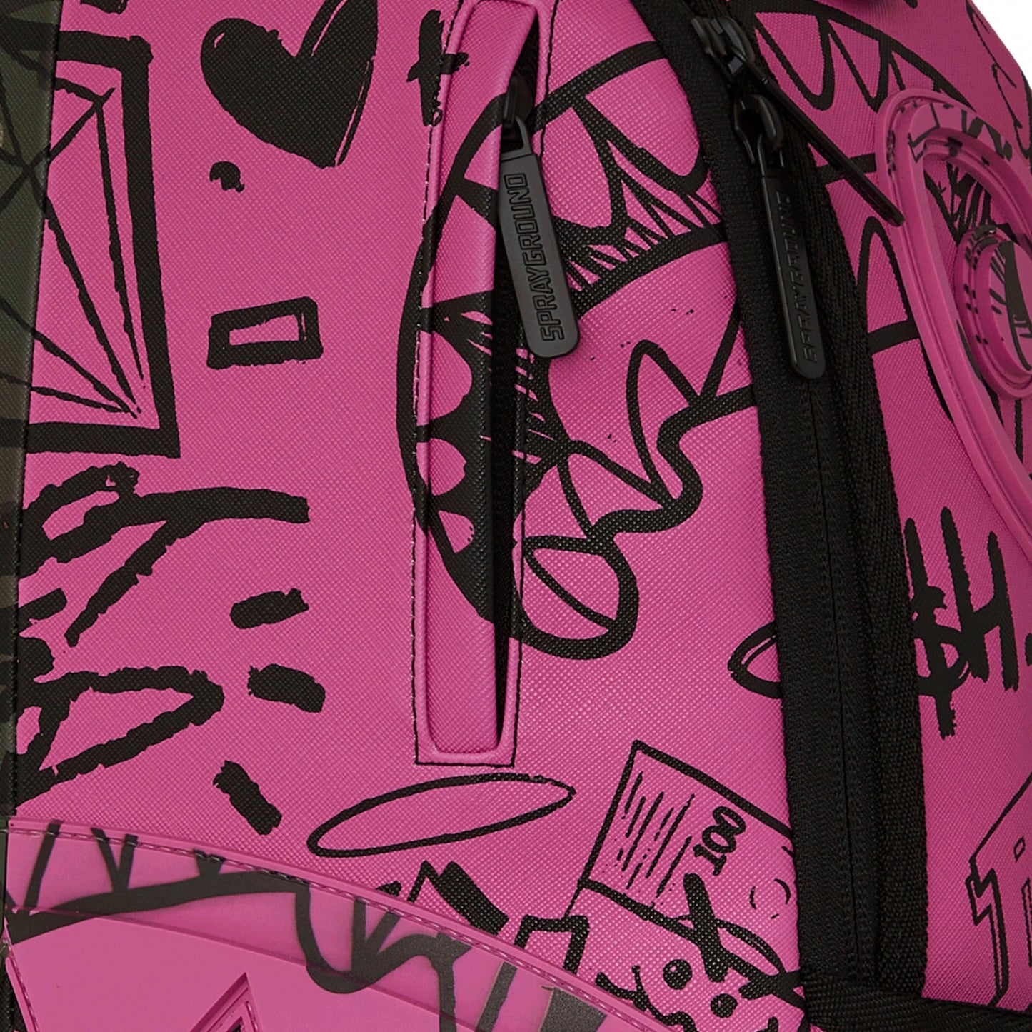 Zaino Sprayground Split Pink and Camo DLX Backpack