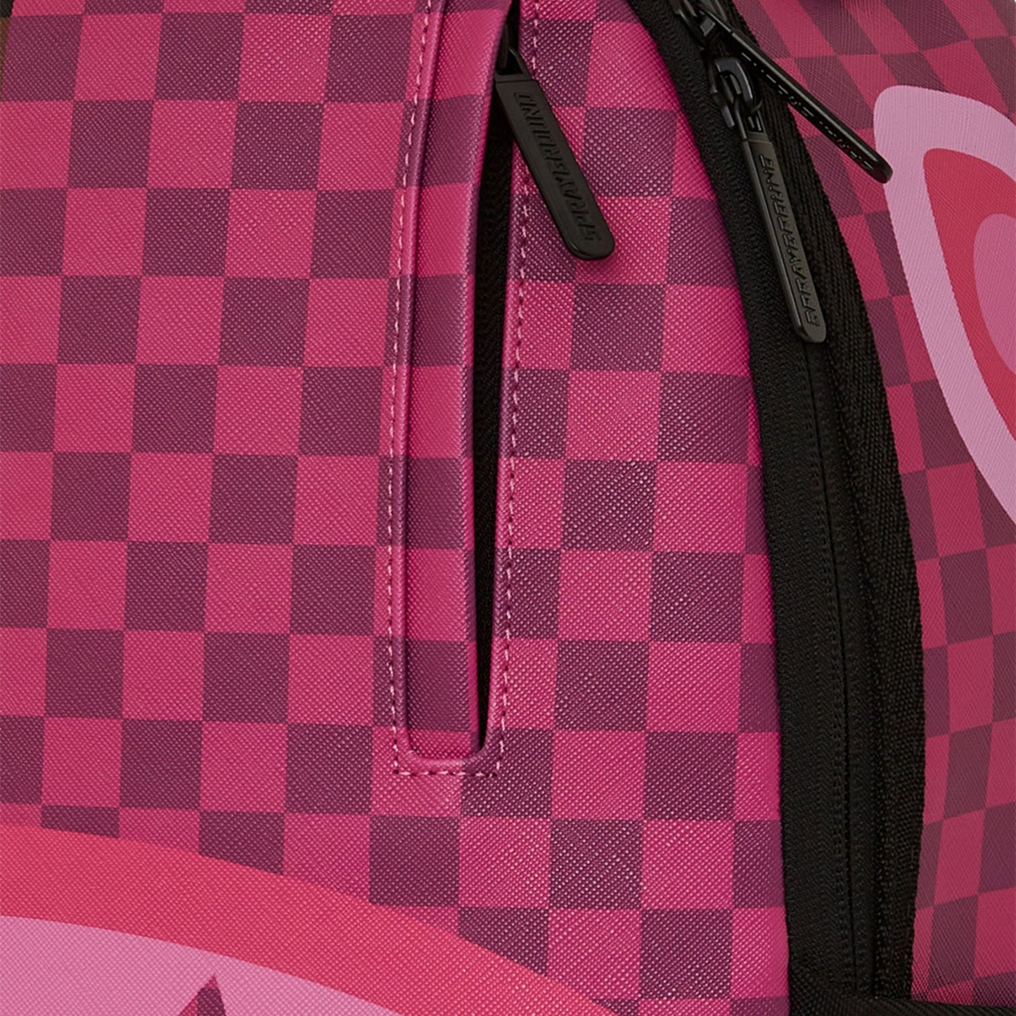 Zaino Sprayground Split Sip Pink Check DLXSV Backp UNICO