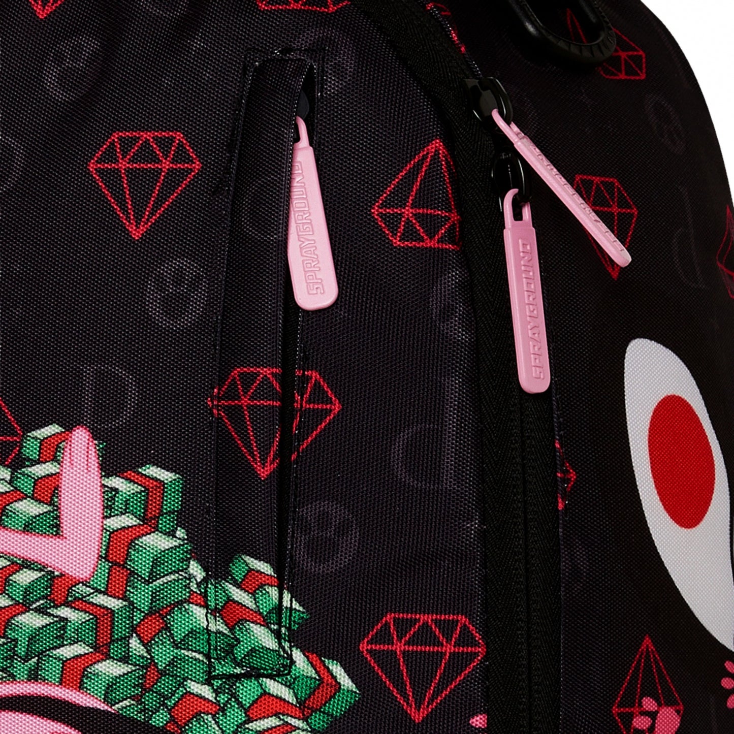 Zaino Sprayground Pink Panther Paw Prints DLXR Bac UNICO