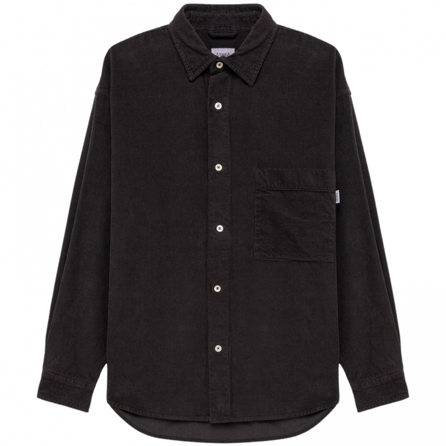 Camicia Amish Shirt Dropped NERO