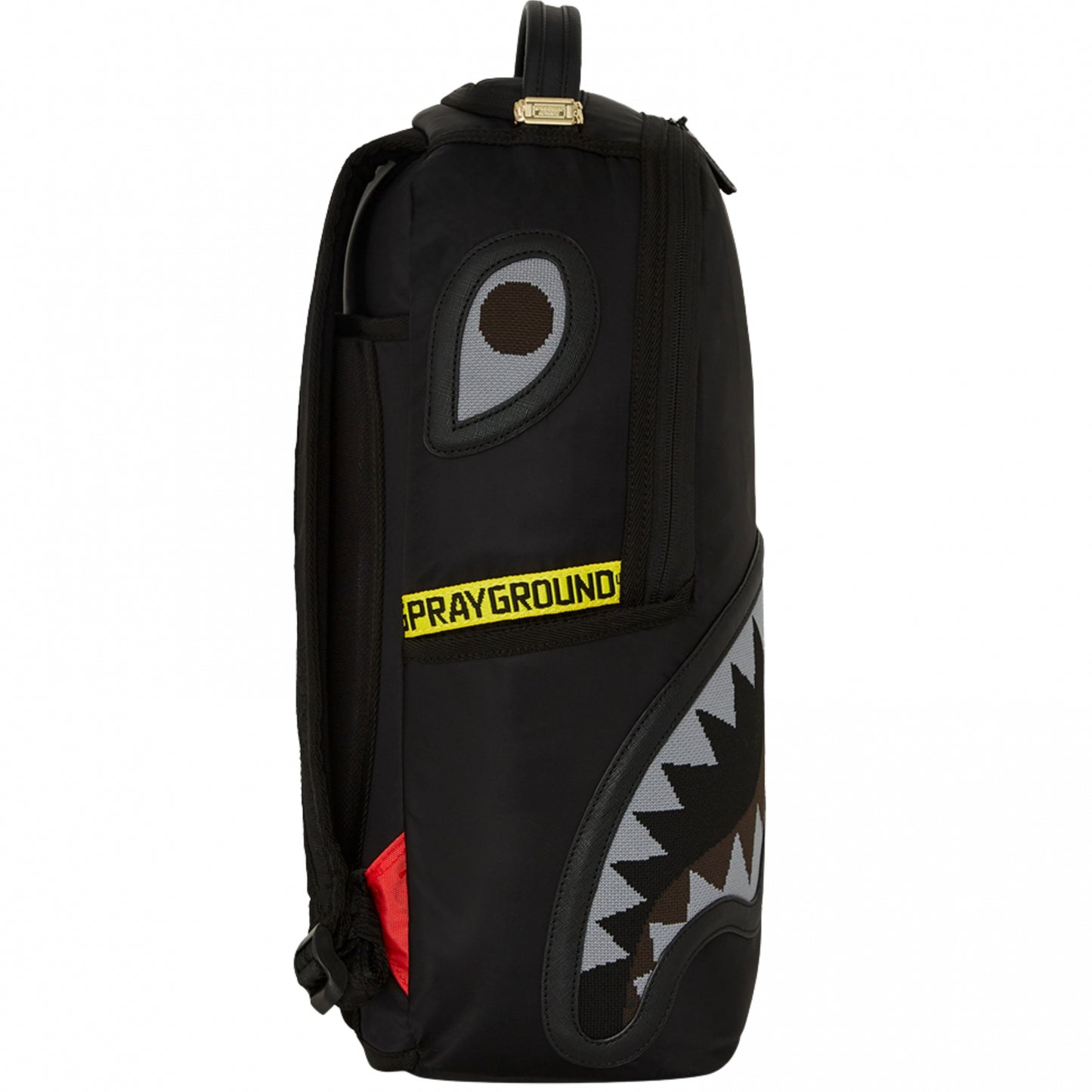 Zaino Sprayground Shark Central Yellow Tape Satin UNICO